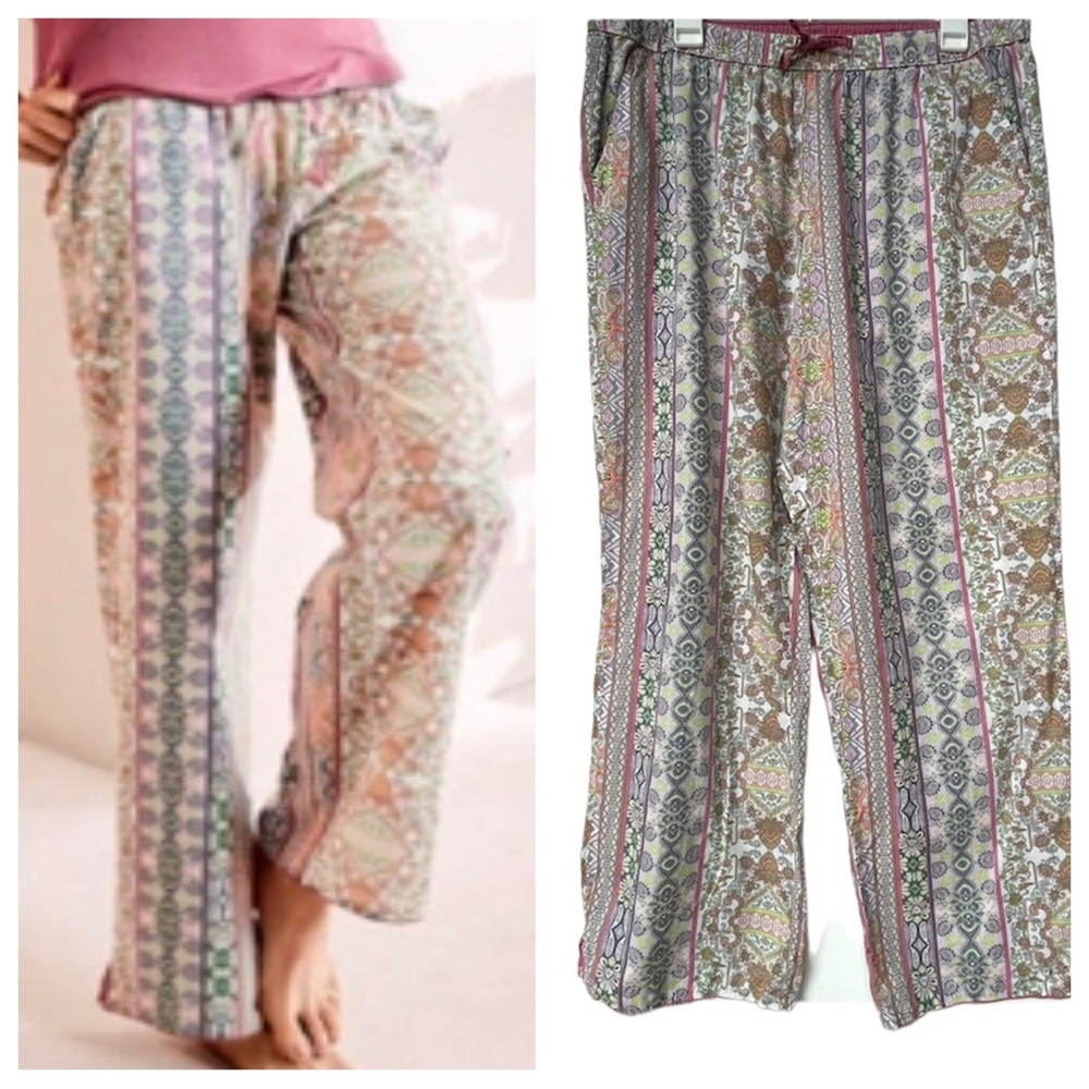 Victoria’s Secret Multicolored Mixed Pattern Loun… - image 1